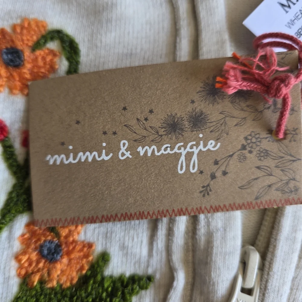 Mimi & Maggie Girls Embroidered Hoody Sz 6